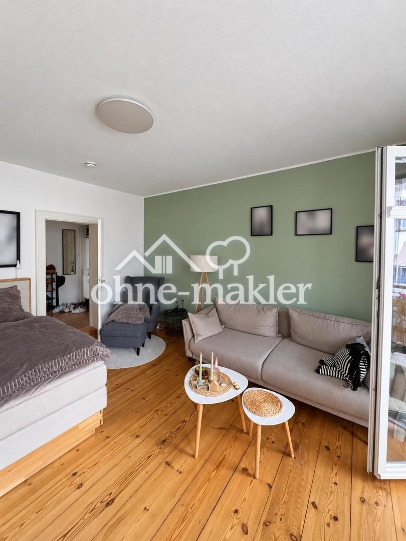 Hochparterrewohnung mit Balkon – 1,5 Zimmer in Fürstenwalde - Foto 2