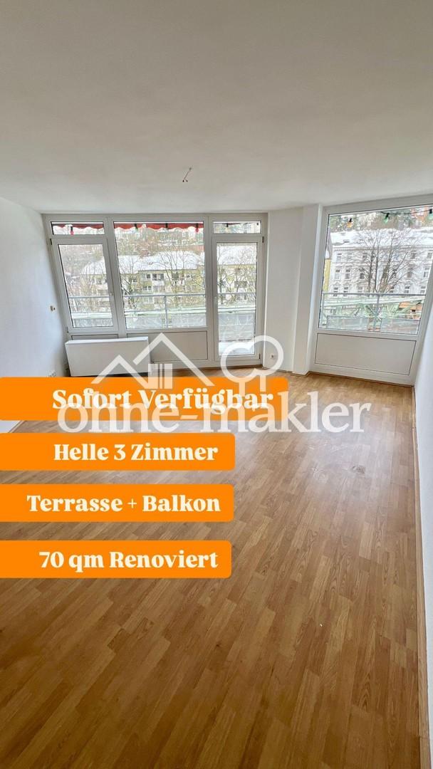Helle 3-Zimmer-Wohnung mit Terrasse und Balkon auf 70 m²“ - Photo 3