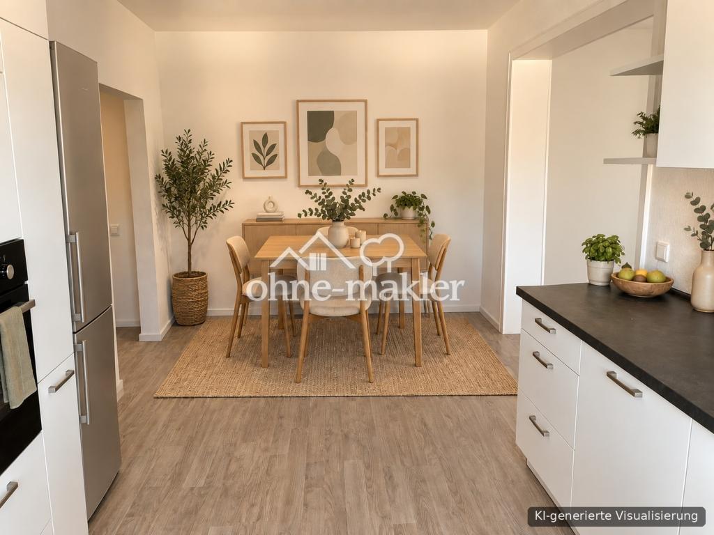 Frisch renovierte 2-Zimmer-Wohnung für 1-2 Personen, Balkon, Einbauküche, ca. 61 m², Lünen-Wethmar - Photo 4