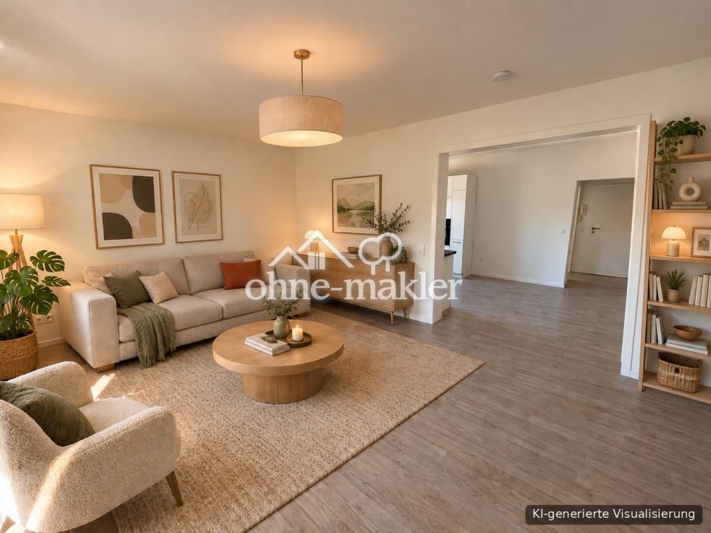 Frisch renovierte 2-Zimmer-Wohnung für 1-2 Personen, Balkon, Einbauküche, ca. 61 m², Lünen-Wethmar - Photo 2