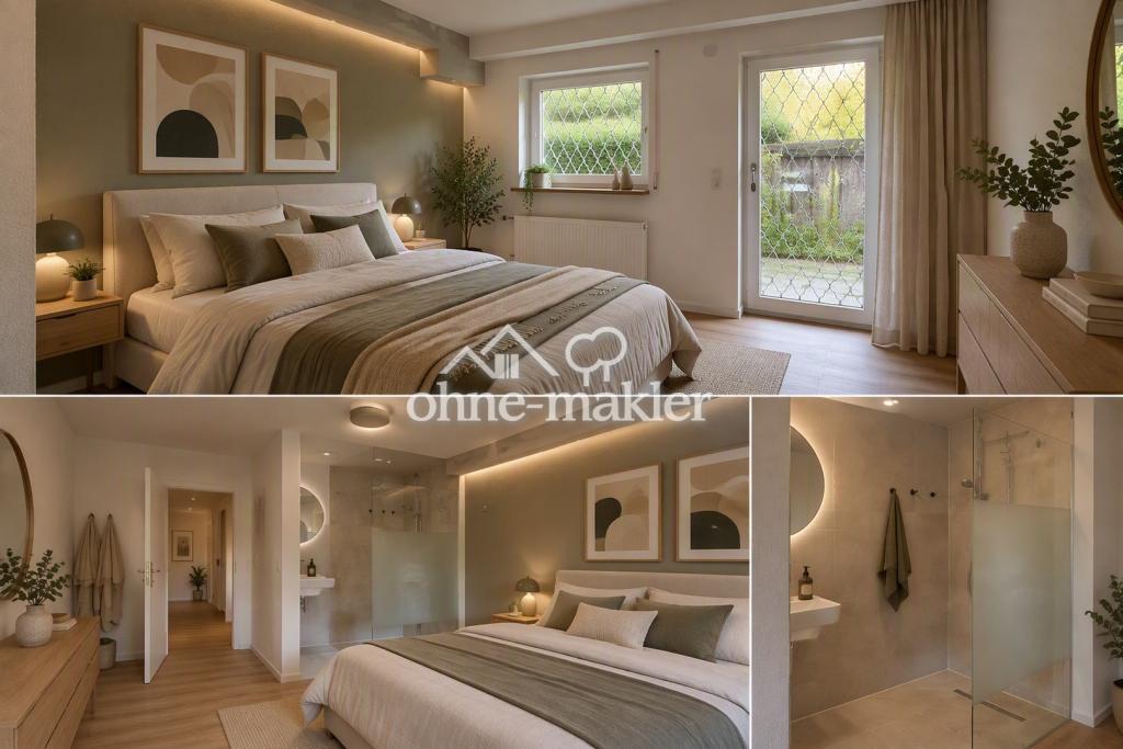 Einziehen & Wohlfühlen: Erstbezug nach Renovierung 2-Zi-Gartengeschosswohnung mit Terrasse & Sauna - Photo 3