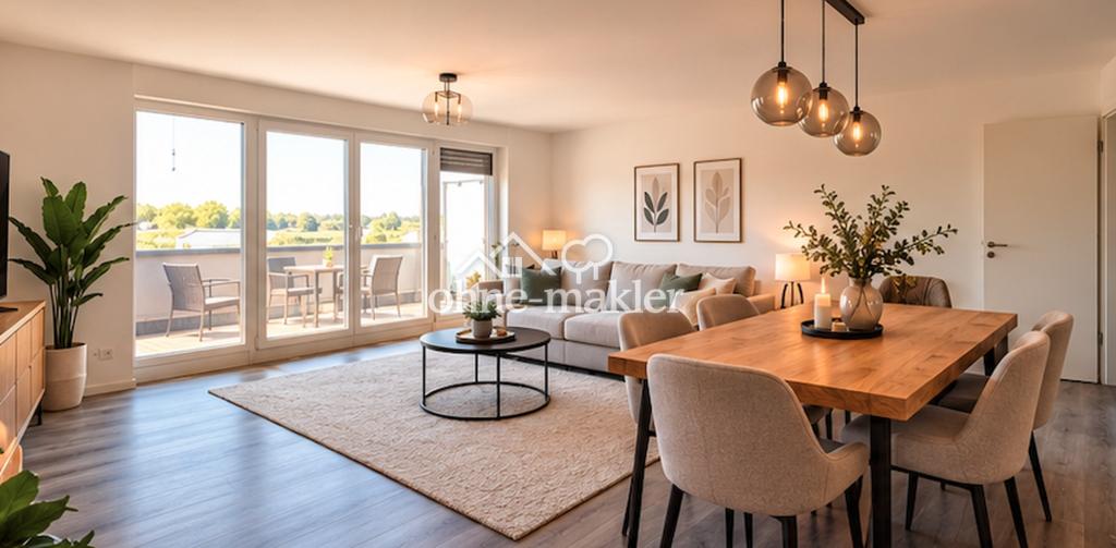Penthouse Wohnung mit Terrasse - Erdwärme, Aufzug, Stellplatz usw. - Photo 1