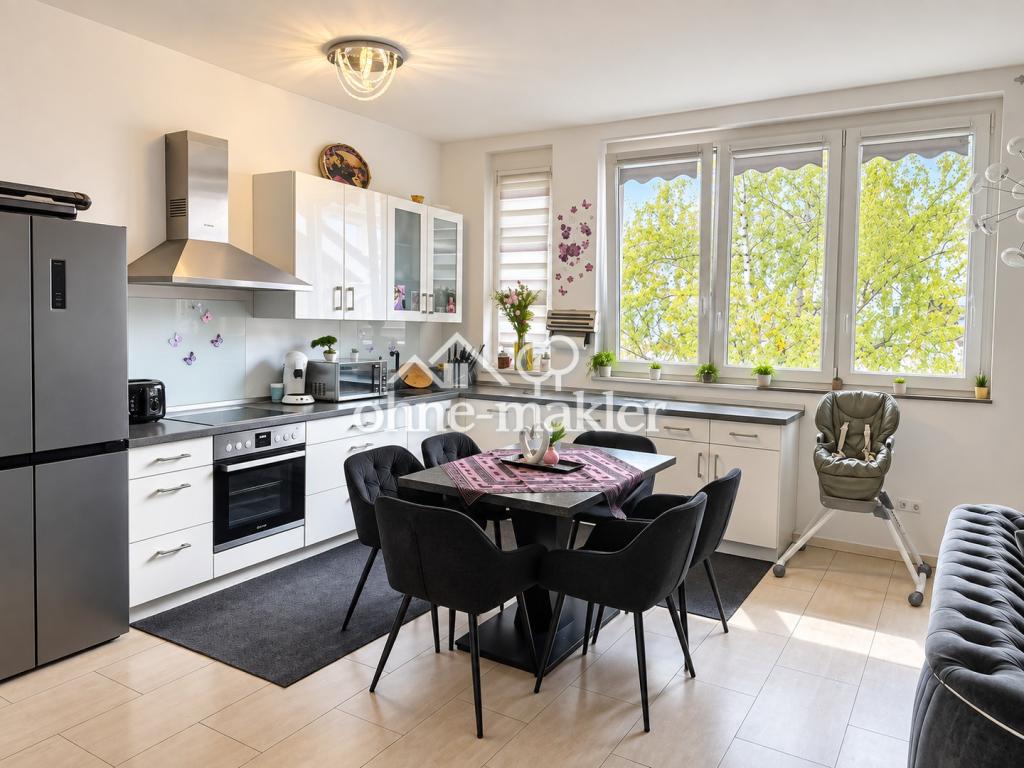 114 m² Loftwohnung mit hohen Decken, Einbauküche, Balkon & Garage – zentral in Pforzheim - Photo 4