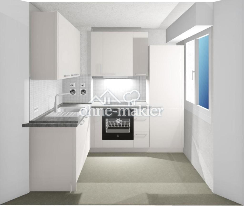 Frisch renovierte 2-Zimmer-Wohnung mit neuer Einbauküche und Balkon in Sendling-Westpark - Foto 3