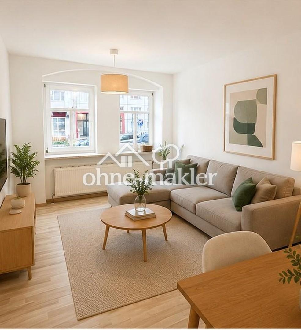 2-Raum-Altbauwohnung mit eigenem Garten & Terrasse, EBK, WG-geeignet – Weimar Altstadt - Photo 1