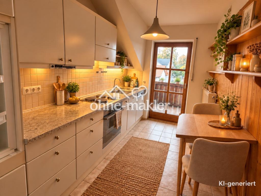 Große 2-Zimmer-Wohnung mit Loggia und Blick nach Süden ins Grüne - Photo 4