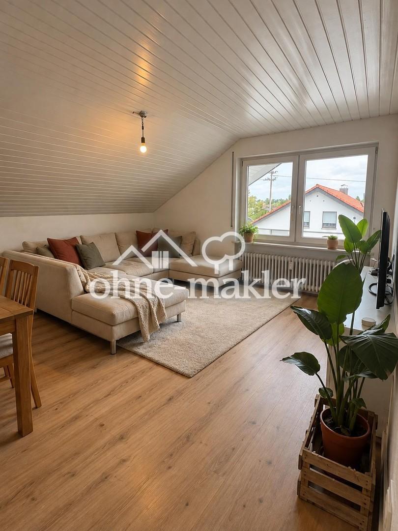 4 Zimmer Dachgeschosswohnung mit neuer Küche - Foto 1