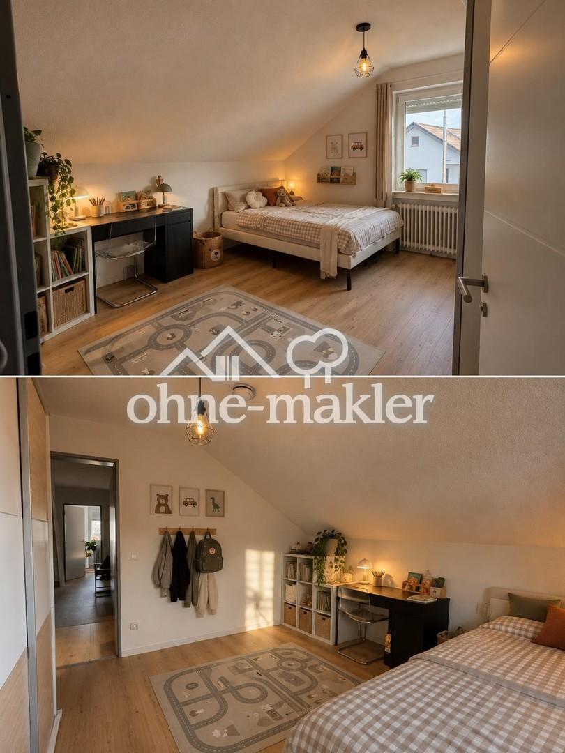 4 Zimmer Dachgeschosswohnung mit neuer Küche - Foto 3
