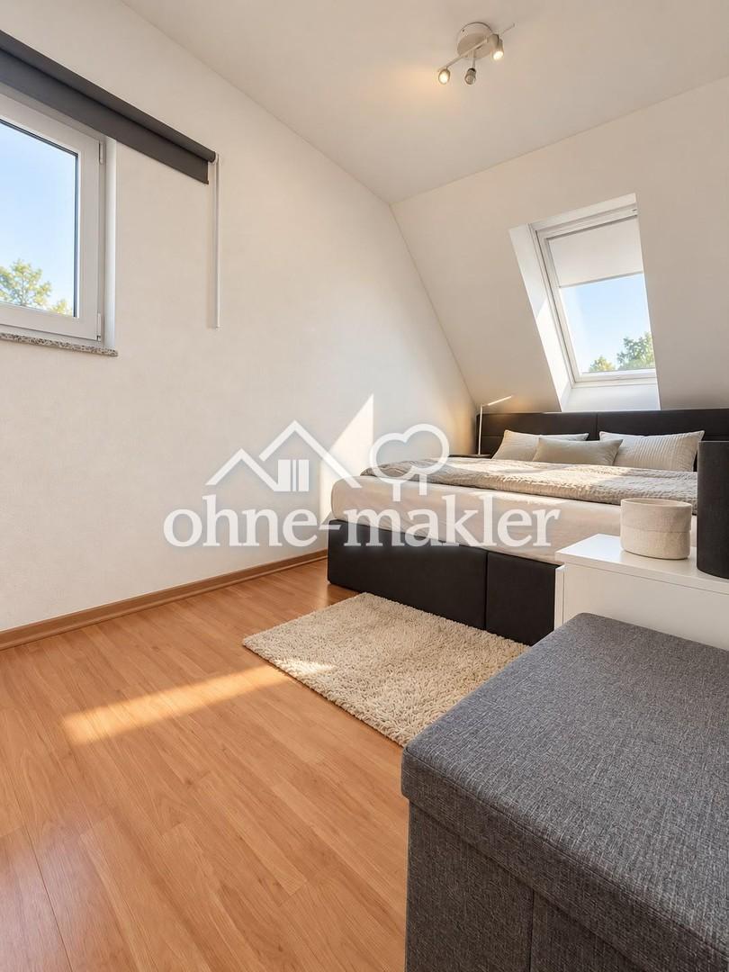 Schöne 3-Zimmer-Dachgeschosswohnung mit Südbalkon in der Südstadt – Nachmieter zum 01.12. gesucht - Foto 4