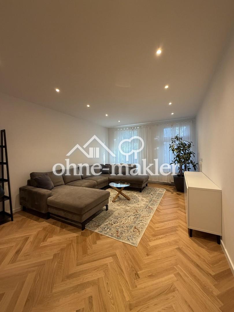 Möblierte 3-Zimmer-Altbauwohnung, 80m2 auf Zeit mit Fischgrätenparkett in Berlin-Wilmersdorf - Foto 1