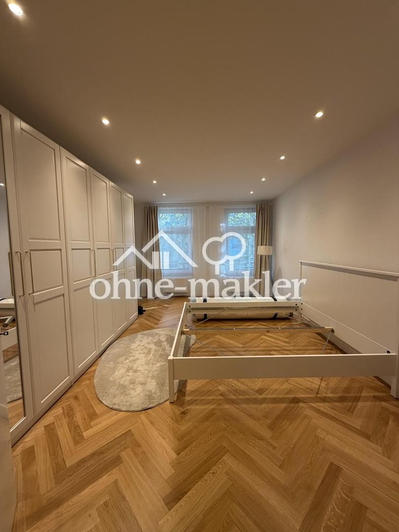 Möblierte 3-Zimmer-Altbauwohnung, 80m2 auf Zeit mit Fischgrätenparkett in Berlin-Wilmersdorf - Foto 2