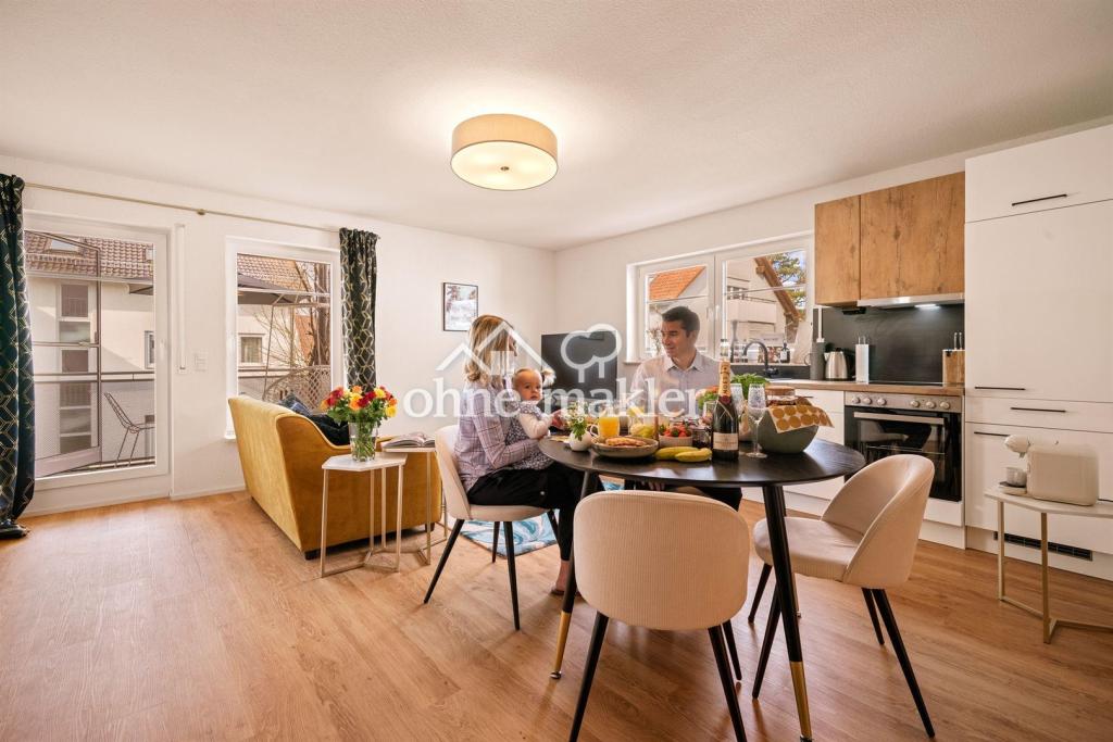 Wohnen auf Zeit am Bodensee: möblierte 1-Zimmer-Wohnung, 1.000 € warm, Strand zu Fuß - Foto 2