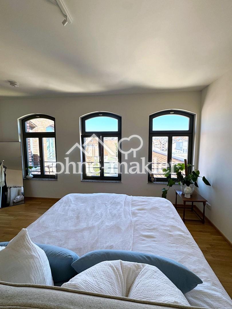 Kernsanierter Klinkerbau: 3 Zimmer, 102 m², Fußbodenheizung, Eichenparkett, Blick Lorenzkirche - Foto 5