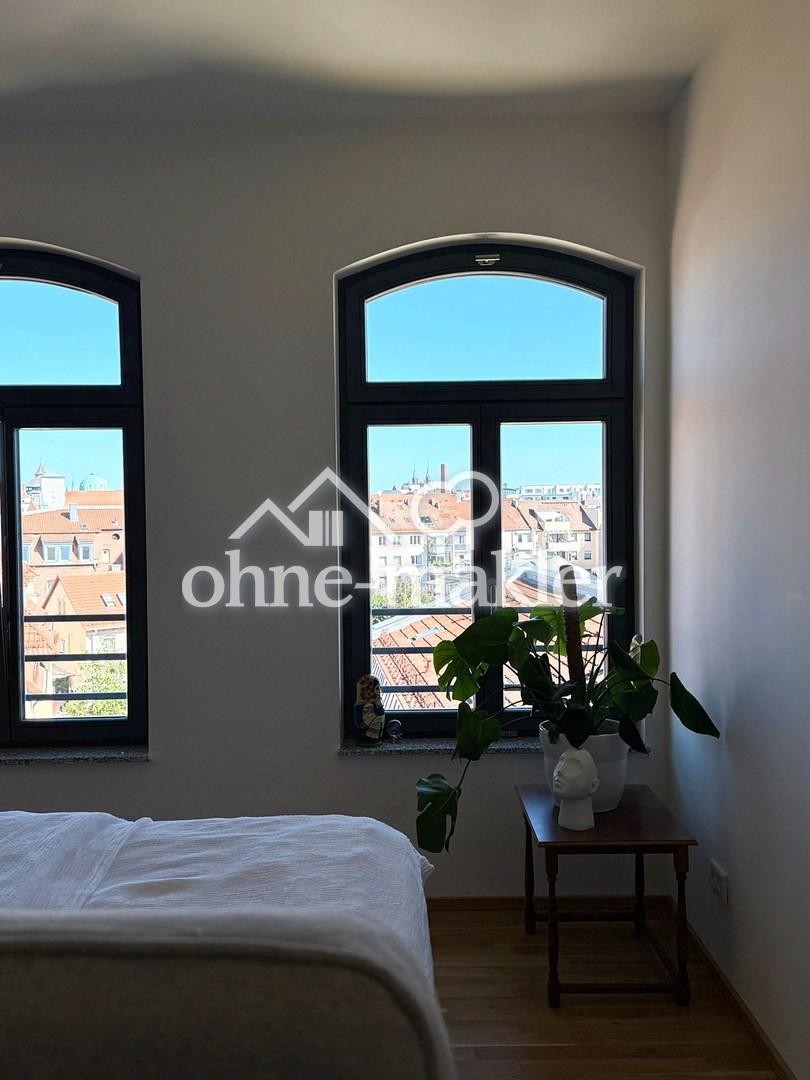 Kernsanierter Klinkerbau: 3 Zimmer, 102 m², Fußbodenheizung, Eichenparkett, Blick Lorenzkirche - Foto 4