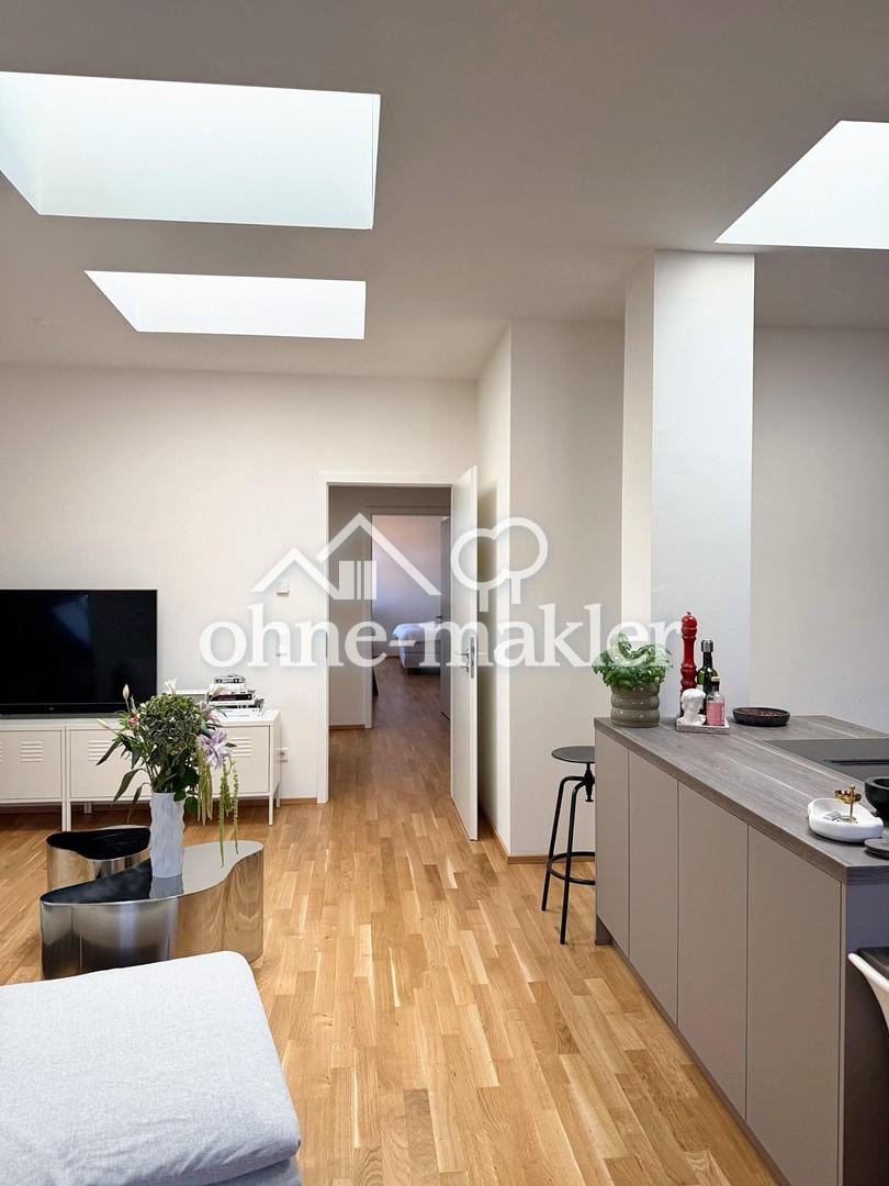 Kernsanierter Klinkerbau: 3 Zimmer, 102 m², Fußbodenheizung, Eichenparkett, Blick Lorenzkirche - Foto 2