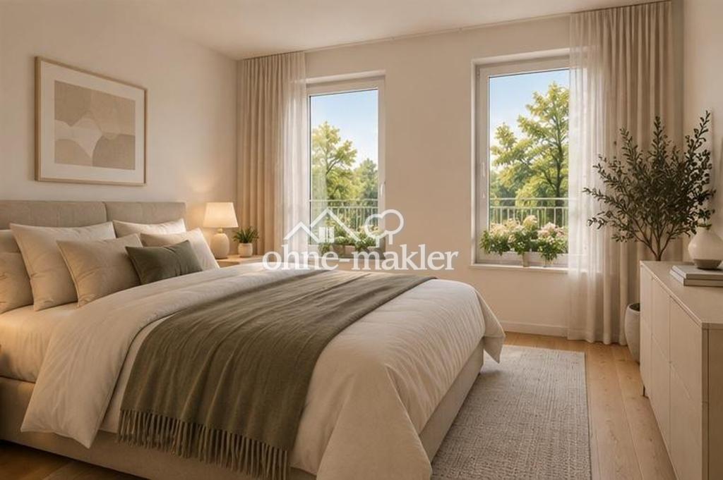 Stilvolle 2-Zimmer-Wohnung mit großem Balkon und Grünblick in Pankow - Photo 2