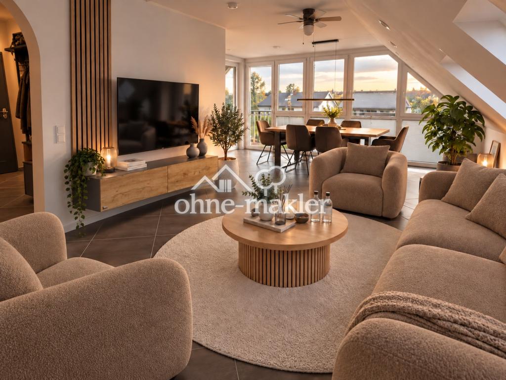 Exklusiv vollmöblierte 4-Zimmer-Wohnung | 101 m² | Fussbodenheizung | Klimaanlage | Whirlpool - Foto 1