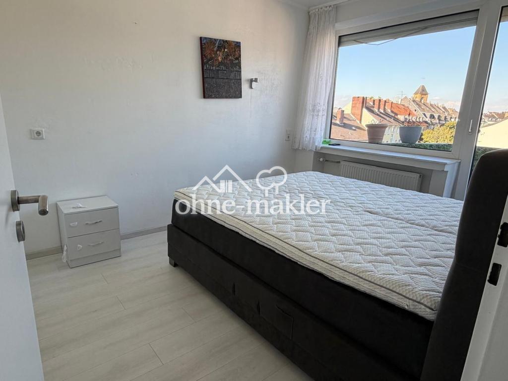 Frisch renovierte, voll möblierte 2-Zimmer-Wohnung mit Balkon in Düsseldorf-Oberbilk - Foto 3