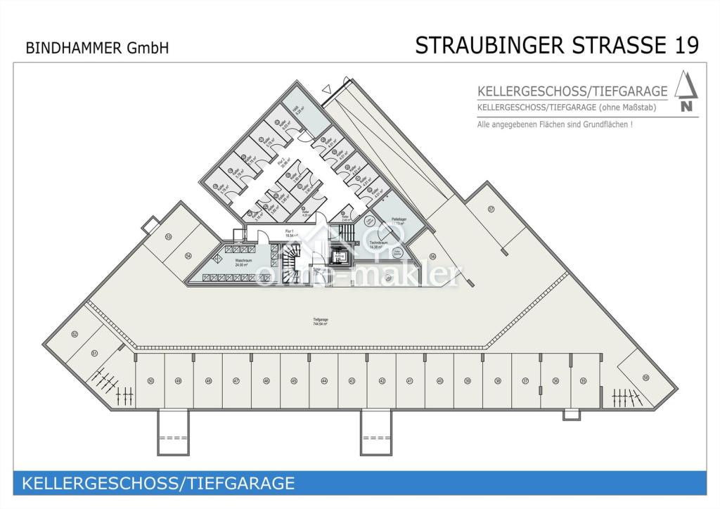 Moderne 2-Zimmer-Erdgeschosswohnung mit 34 m² Garten, Tiefagarage, Aufzug und Glasfaseranschluss,. - Foto 5