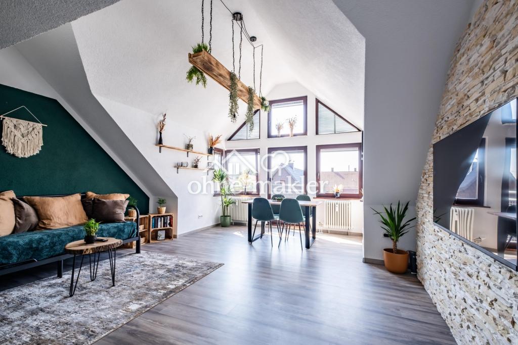 Renoviert | 2 Zimmerwohnung| TG- Stellplatz | Optional: möbeliert - Im Zentrum von Steinenbronn - Foto 1