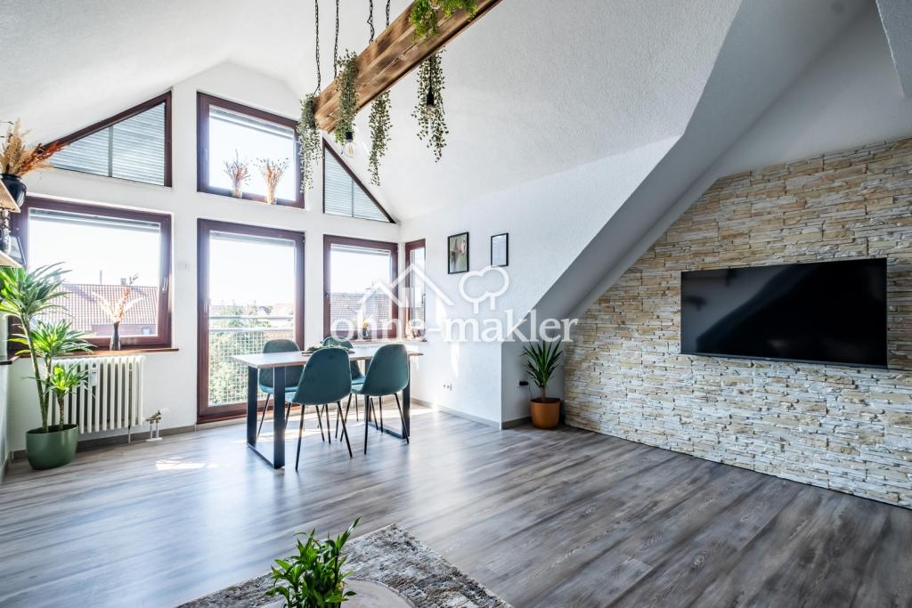 Renoviert | 2 Zimmerwohnung| TG- Stellplatz | Optional: möbeliert - Im Zentrum von Steinenbronn - Foto 2