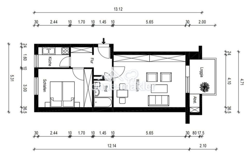 SELTENE GELEGENHEIT | 2 Zimmer Wohnung im Herzen von Schwabing, saniert, Jetzt Anfragen! - Photo 5