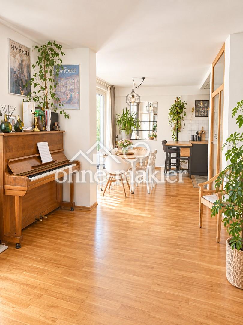 Charmante 94 m² Wohnung in Essen-Rüttenscheid an der Gruga mit Balkon ins Grüne - Photo 2