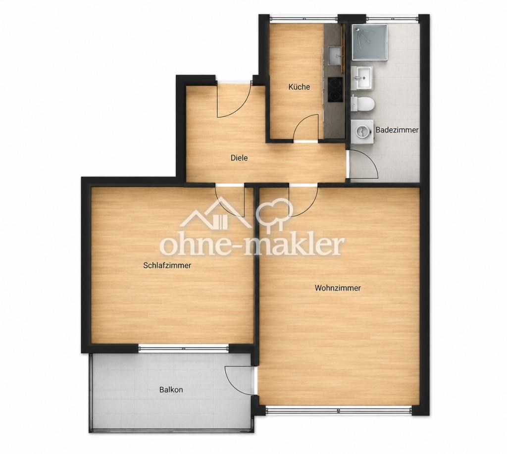 Kernsanierte Wohnung mit Balkon und Aufzug in Paderborn -auch WG-geeignet- - Foto 2