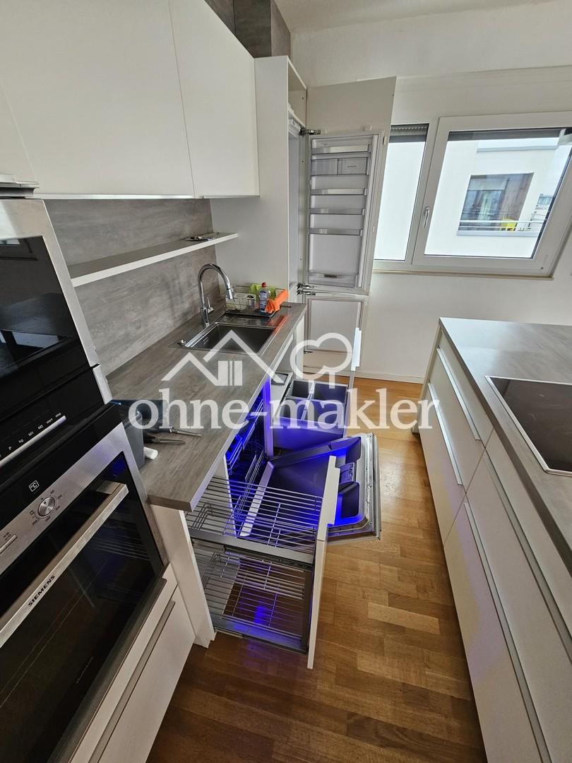 Traumhafte 2-Zimmer-Wohnung mit großer Dachterrasse & Skyline-Blick | Moderne Küche | Top-Anbindung - Photo 4
