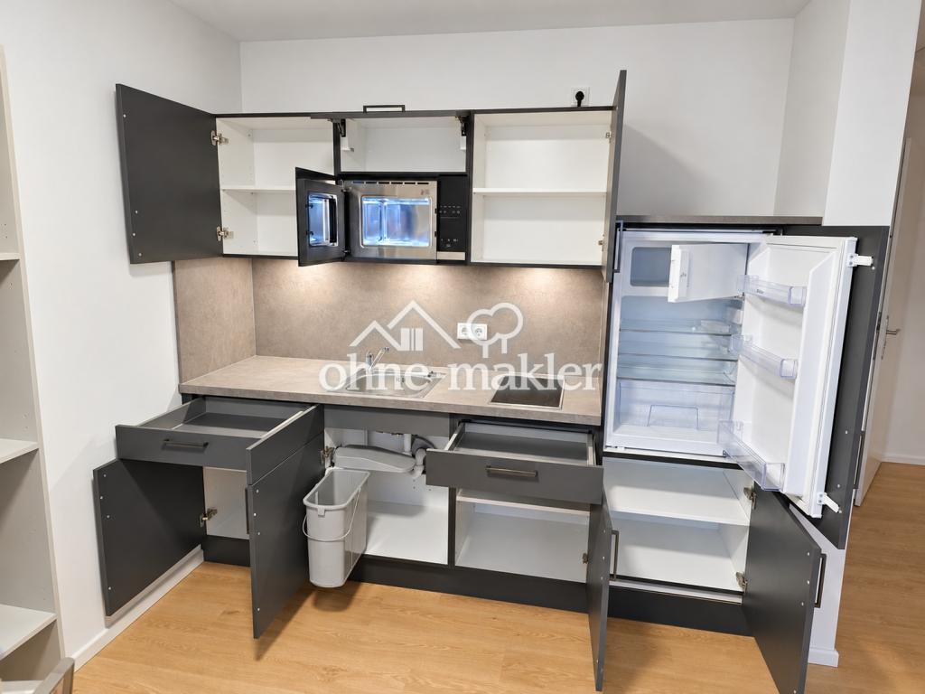 Modernes möbliertes 1-Zimmer-Neubauapartment mit Einbauküche - Photo 5