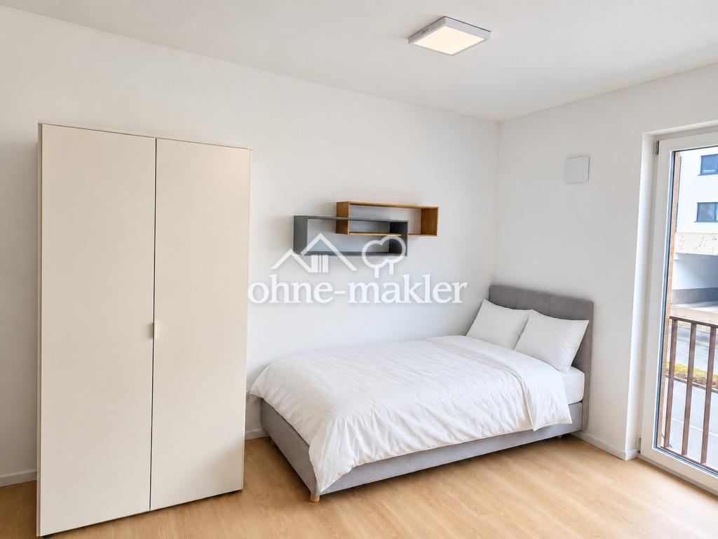 Modernes möbliertes 1-Zimmer-Neubauapartment mit Einbauküche - Photo 2
