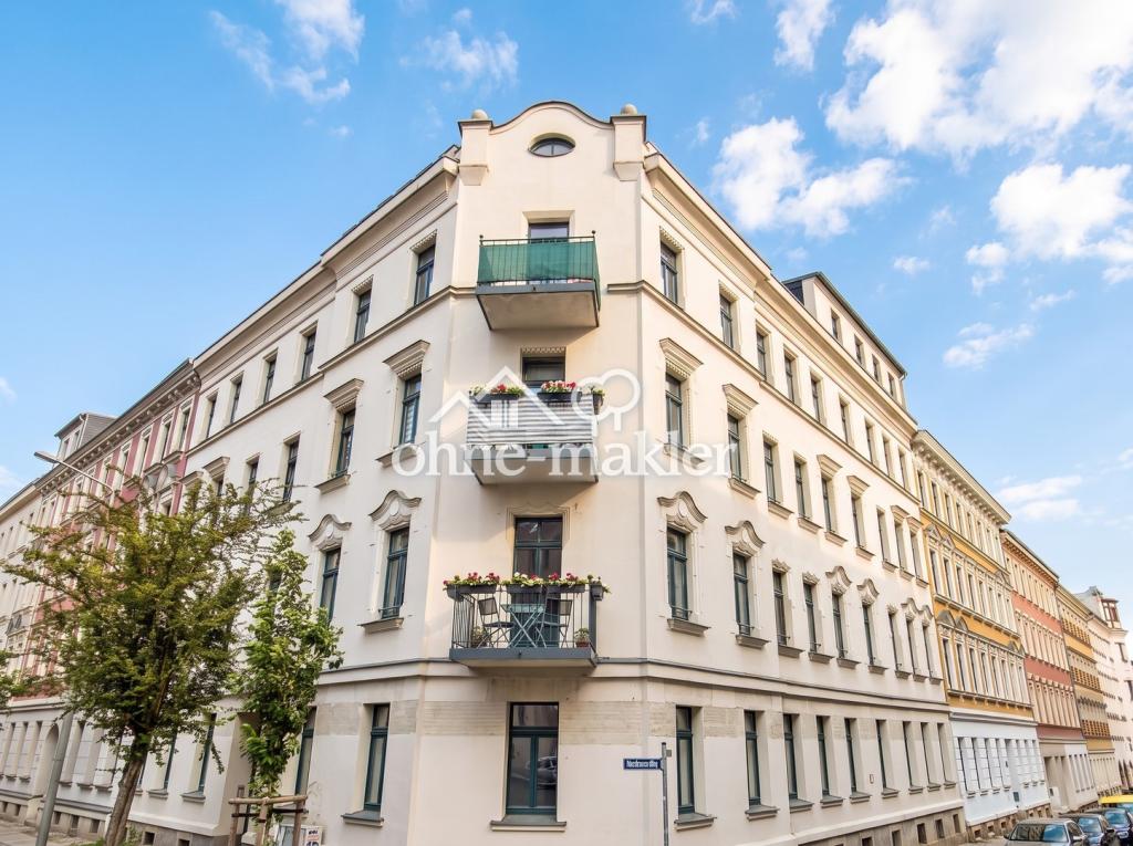 Frisch saniert in Stötteritz: 2 Zimmer mit großzügiger Wohnküche & Balkon ins Grüne - Foto 5