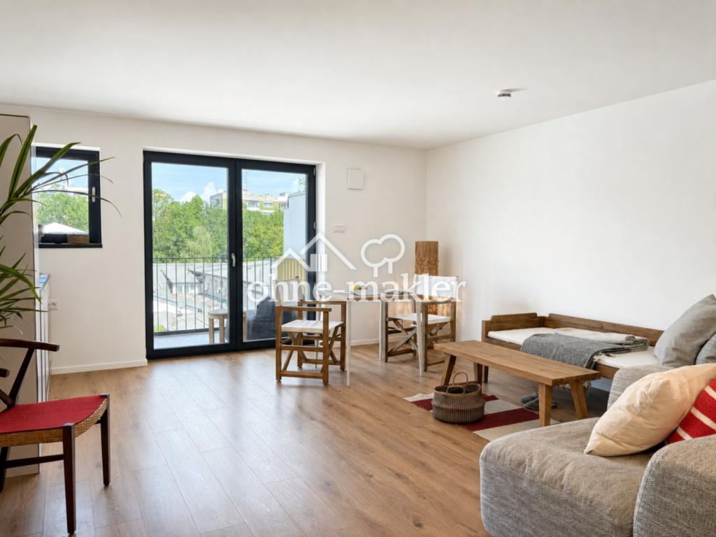 SCHWABINGER GERBERHÖFE: Großzügige 1-Zimmer-Wohnung mit Balkon und Blick auf den Olympiaturm - Photo 3
