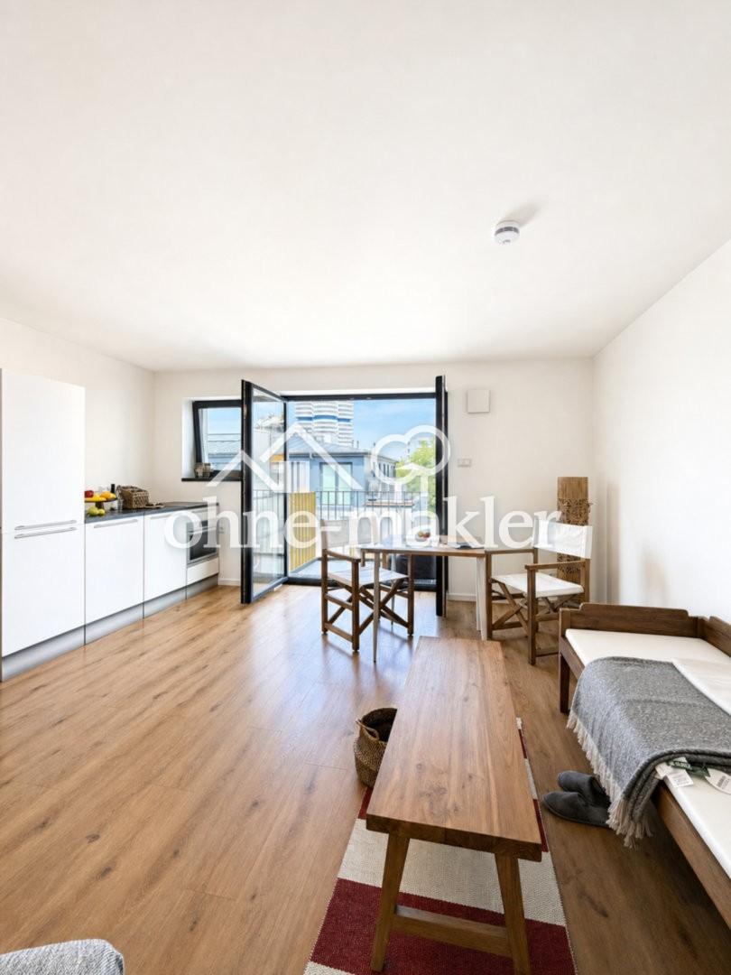 SCHWABINGER GERBERHÖFE: Großzügige 1-Zimmer-Wohnung mit Balkon und Blick auf den Olympiaturm - Photo 4