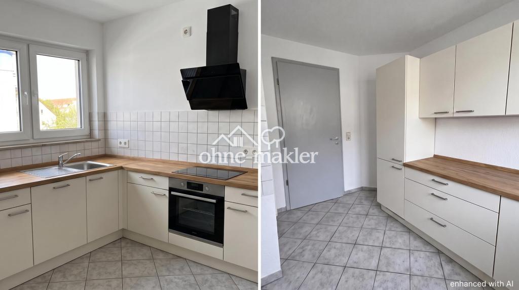 Helle 3-Zimmer-Wohnung mit 2 Balkonen, neuer Einbauküche und Blick ins Grüne - Photo 4
