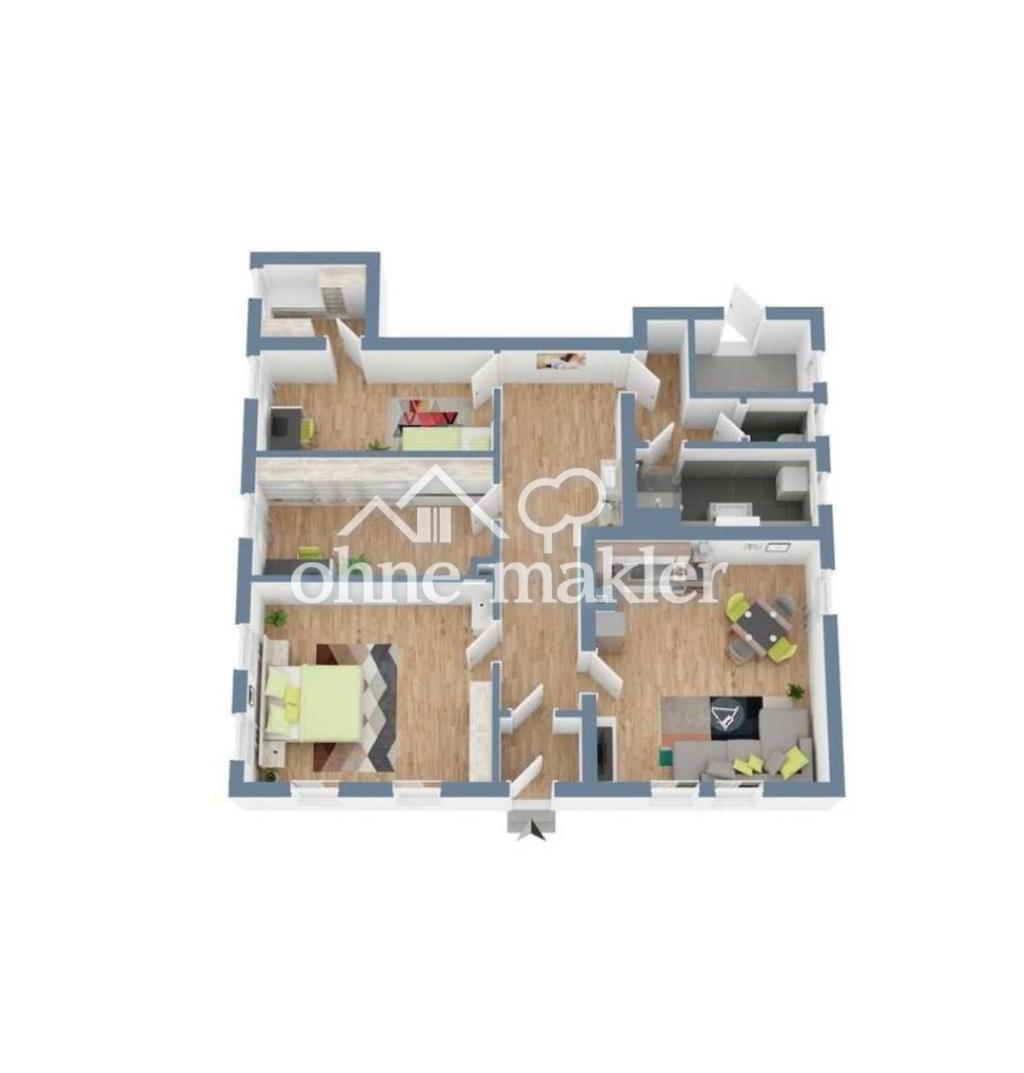 Hallo Familie oder Wohngemeinschaft: attraktive 4-Raum-Wohnung gerne mit Haustier - Foto 4