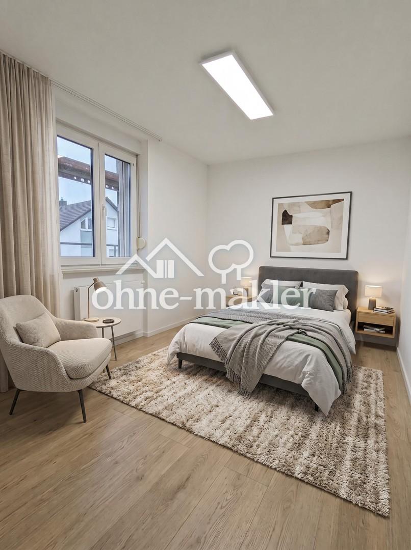 Frisch saniert im Erdgeschoss: 3-Zimmer-Wohnung inkl. Einbauküche und Gartennutzung - Foto 3