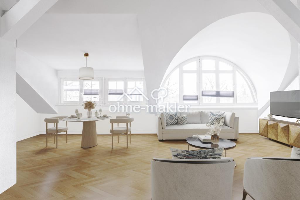 Große DG-Wohnung mit Balkon in Toplage von Hennigsdorf - Photo 2