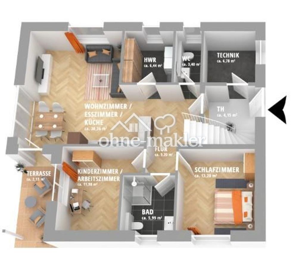 Erstbezug in Barßel – hochwertige 3-Zimmer-Erdgeschosswohnung - Foto 3