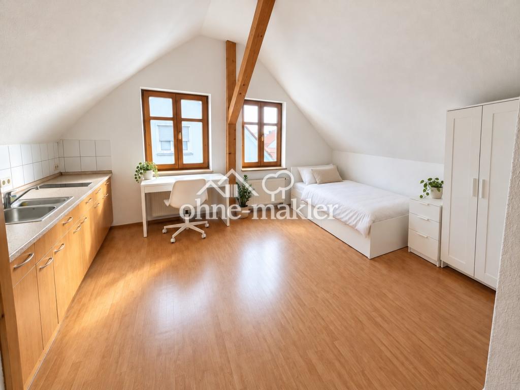 All-Inklusive Vollmöblierte 1-Zimmer-Wohnung in ruhiger Umgebung - Photo 3