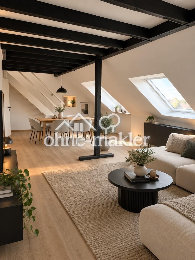 Maisonette Wohnung mit traumhafter 40qm Dachterrasse - Foto 1