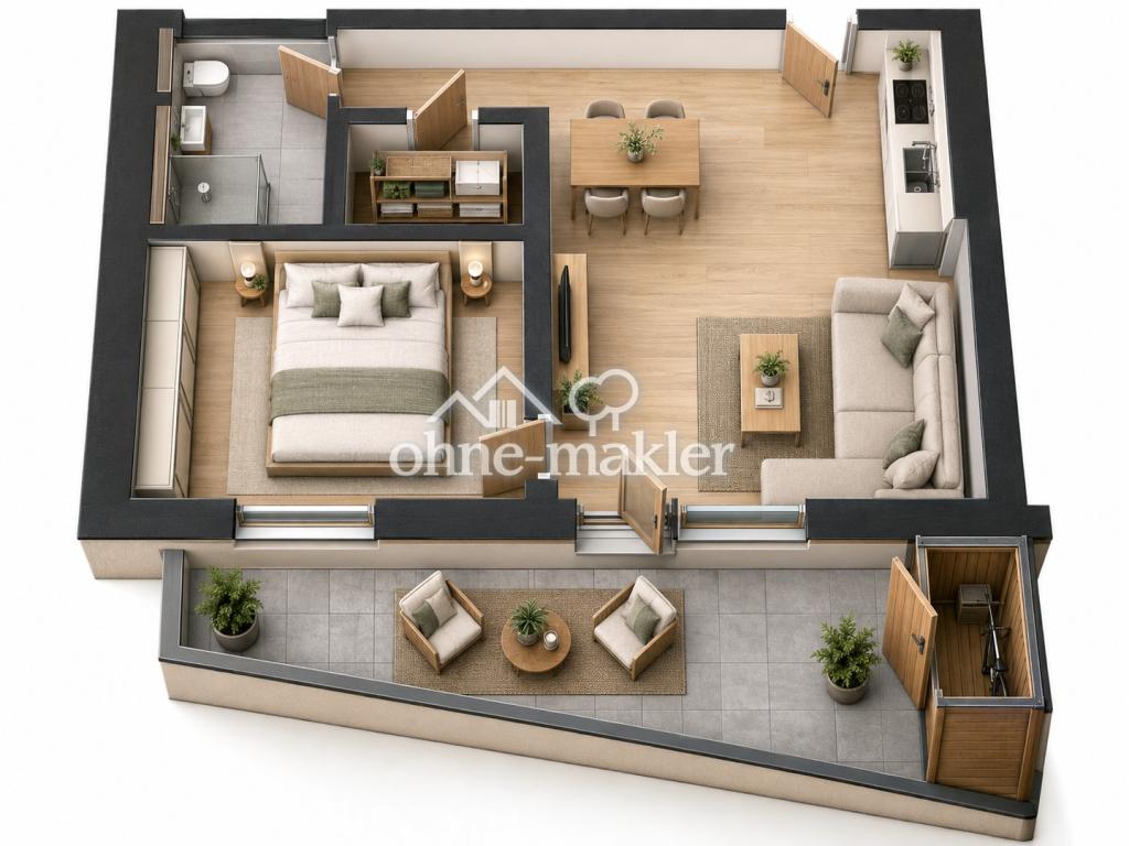 2-Zimmer Wohnung im schönen Nordrach - Foto 1