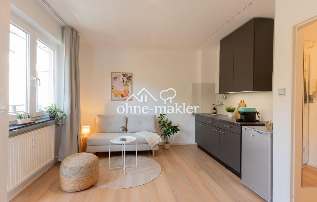 Erstbezug: Möbliertes Single-Apartment mit Balkon - nähe Wasserturm! - Foto 1