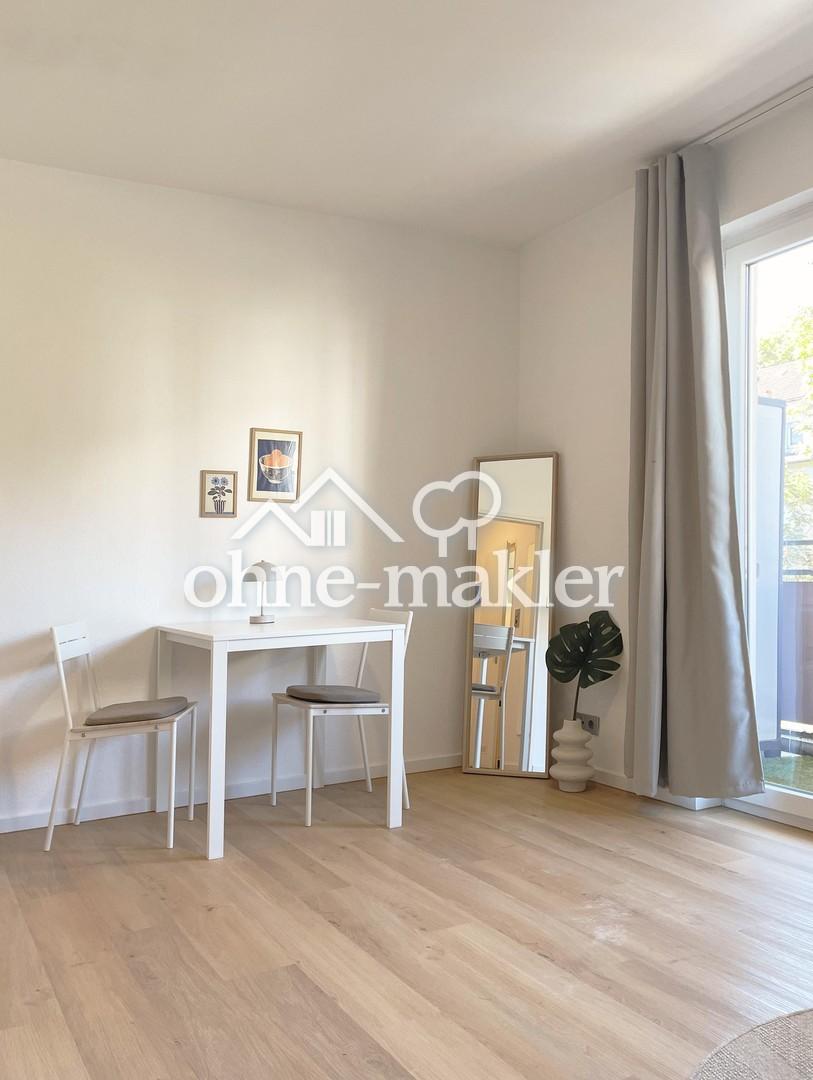 Erstbezug: Möbliertes Single-Apartment mit Balkon - nähe Wasserturm! - Foto 3
