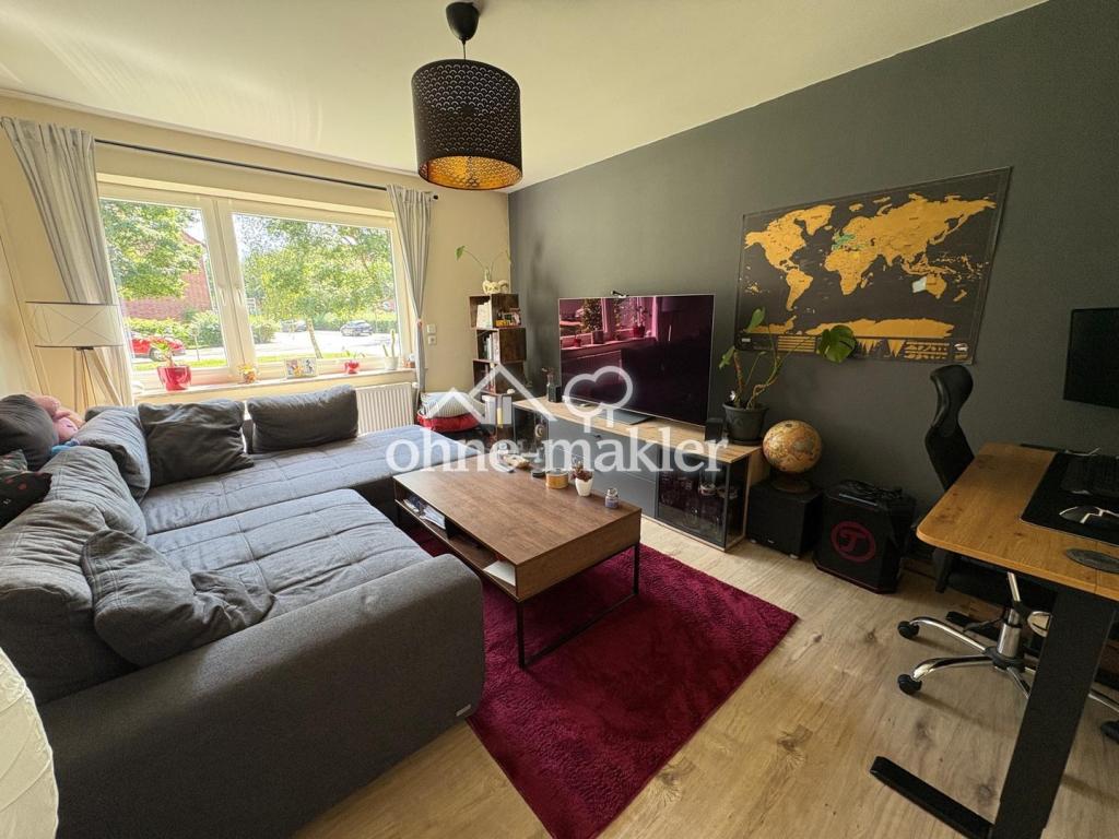 2-Zimmer-EG-Wohnung mit großer, eingewachsener Westterrasse & Einbauküche in Finkenwerder - Photo 2