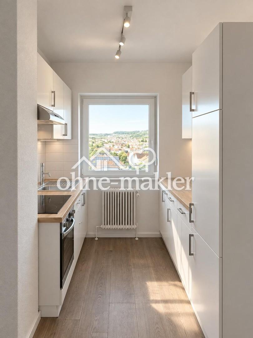 Erstbezug nach Renovierung 2-Zimmer Wohnung, mit Balkon, Einbauküche und TG-Stellplatz - Foto 4