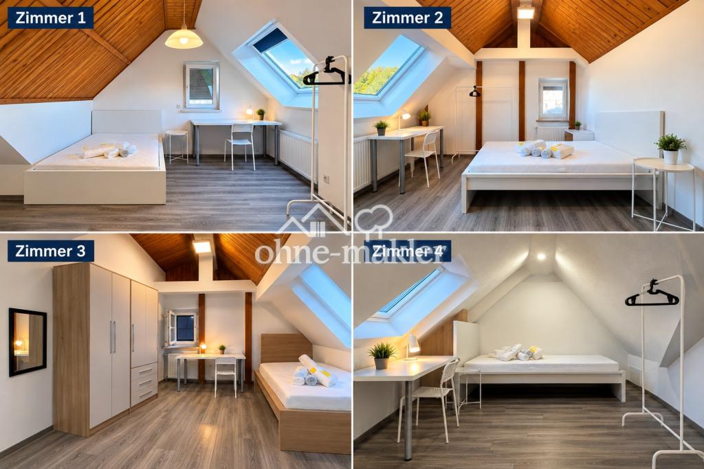 4 Zi. Wohnung WG Zimmer/ Stuttgart Bad Canstatt/ All Inklusive - Foto 1