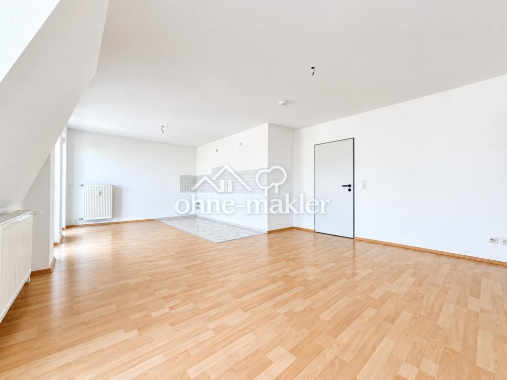 Helle Dachgeschosswohnung mit großen, bodentiefen Fenstern in Dresden-Friedrichstadt (WE127) - Foto 3