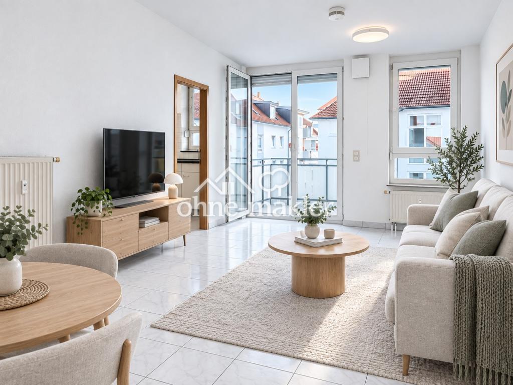 Helle 2-Zimmer-Wohnung mit Einbauküche und Tiefgaragenstellplatz in Bad Friedrichshall - Foto 1