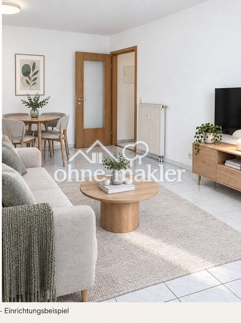 Helle 2-Zimmer-Wohnung mit Einbauküche und Tiefgaragenstellplatz in Bad Friedrichshall - Foto 2